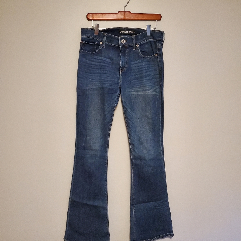 Express Slim Flare Mia Midrise